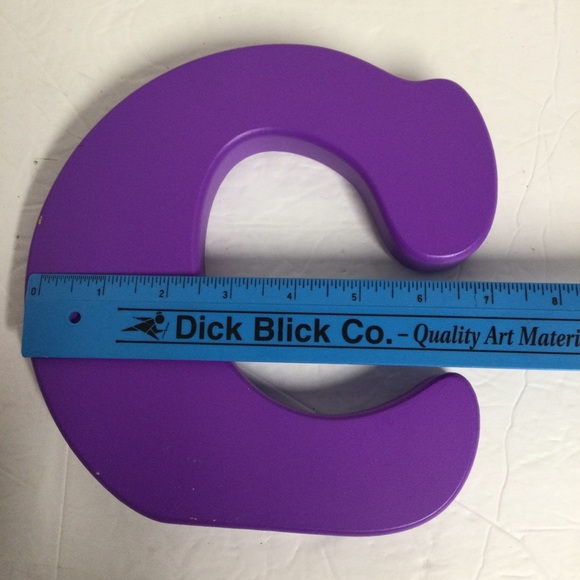 Ashland Purple Wooden Letter “C” New - Picture 4 of 7